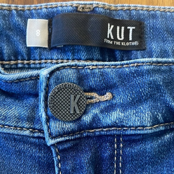 KUT jeans - girlfriend ankle straight leg - size 8 - Picture 2 of 5
